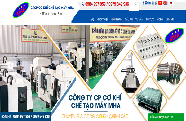 Công ty cơ khí chế tạo máy MHA