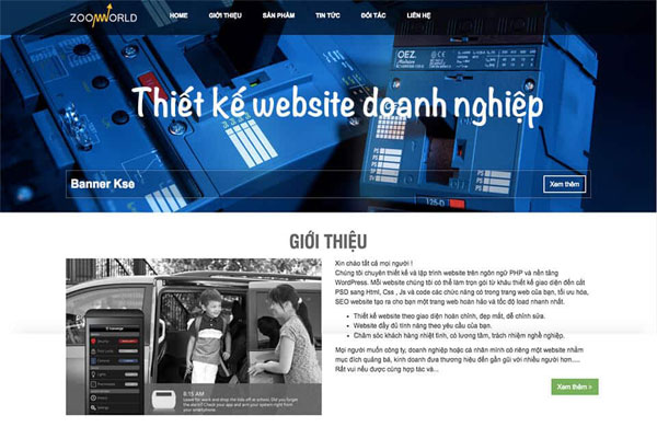 website chuyên về giới thiệu