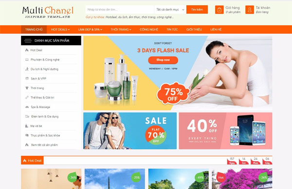 website cung cấp sản phẩm bán hàng