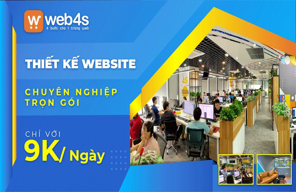 Chi phí thiết kế website giá rẻ trọn gói ngay tại Web4s