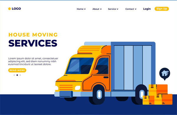 các chức năng chính khi thiết kế website dịch vụ chuyển nhà