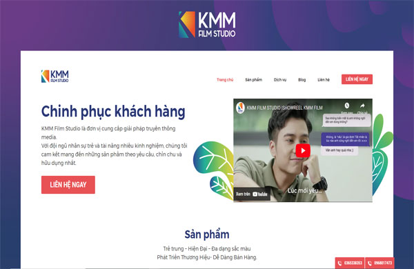Lợi ích khi thiết kế website quay phim chụp hình 